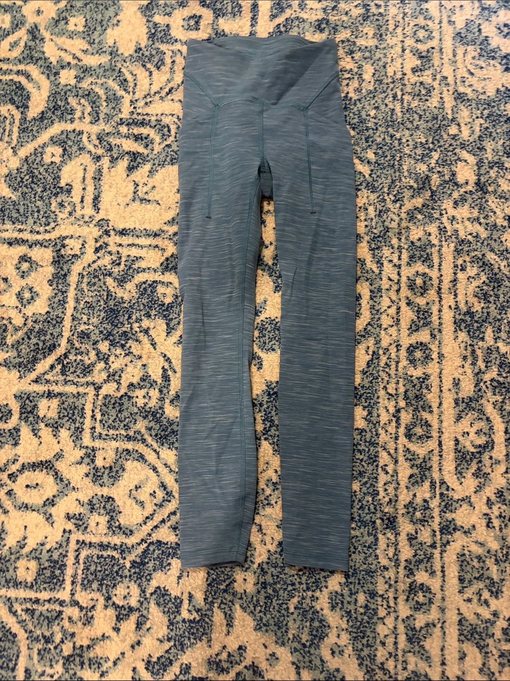 lululemon athletica Heather Blue-Green High-Rise Leggings